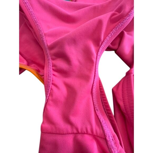 "KATE SPADE" One Piece Hot Pink Swimsuit NO SIZE Barbie Summer Baddie Mean Girls - Picture 6 of 9